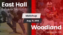 Matchup: East Hall vs. Woodland  2018