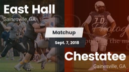 Matchup: East Hall vs. Chestatee  2018