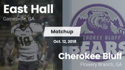 Matchup: East Hall vs. Cherokee Bluff   2018