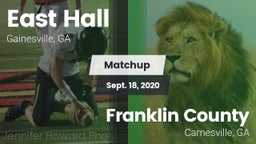 Matchup: East Hall vs. Franklin County  2020