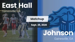 Matchup: East Hall vs. Johnson  2020