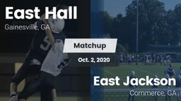 Matchup: East Hall vs. East Jackson  2020