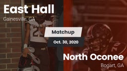 Matchup: East Hall vs. North Oconee  2020