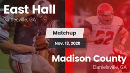 Matchup: East Hall vs. Madison County  2020