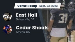 Recap: East Hall  vs. Cedar Shoals   2022