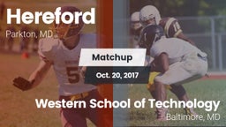 Matchup: Hereford vs. Western School of Technology 2017