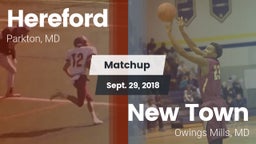 Matchup: Hereford vs. New Town  2018