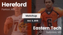 Matchup: Hereford vs. Eastern Tech  2018