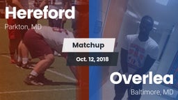 Matchup: Hereford vs. Overlea  2018