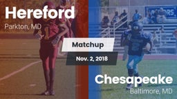 Matchup: Hereford vs. Chesapeake  2018
