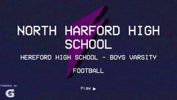 Hereford football highlights North Harford High School