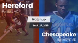 Matchup: Hereford vs. Chesapeake  2019