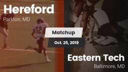 Matchup: Hereford vs. Eastern Tech  2019