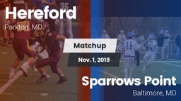 Matchup: Hereford vs. Sparrows Point  2019