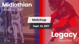 Matchup: Midlothian High vs. Legacy  2017
