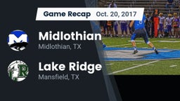Recap: Midlothian  vs. Lake Ridge  2017