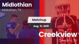 Matchup: Midlothian High vs. Creekview  2018