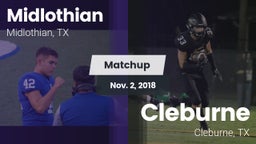 Matchup: Midlothian High vs. Cleburne  2018