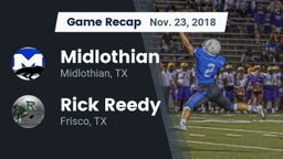 Recap: Midlothian  vs. Rick Reedy  2018