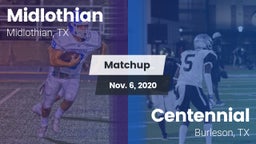 Matchup: Midlothian High vs. Centennial  2020