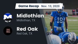 Recap: Midlothian  vs. Red Oak  2020