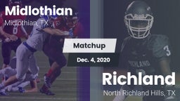 Matchup: Midlothian High vs. Richland  2020