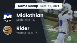 Recap: Midlothian  vs. Rider  2021