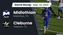 Recap: Midlothian  vs. Cleburne  2022