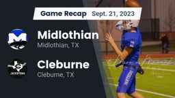 Recap: Midlothian  vs. Cleburne  2023
