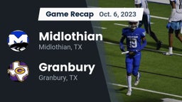 Recap: Midlothian  vs. Granbury  2023