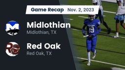 Recap: Midlothian  vs. Red Oak  2023