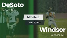 Matchup: DeSoto vs. Windsor  2017