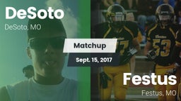 Matchup: DeSoto vs. Festus  2017