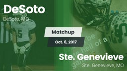 Matchup: DeSoto vs. Ste. Genevieve  2017