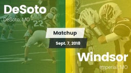 Matchup: DeSoto vs. Windsor  2018