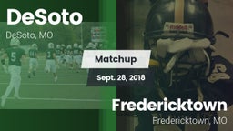 Matchup: DeSoto vs. Fredericktown  2018