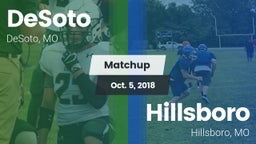 Matchup: DeSoto vs. Hillsboro  2018