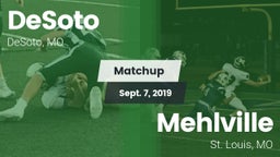 Matchup: DeSoto vs. Mehlville  2019