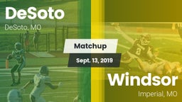 Matchup: DeSoto vs. Windsor  2019