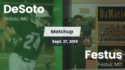 Matchup: DeSoto vs. Festus  2019