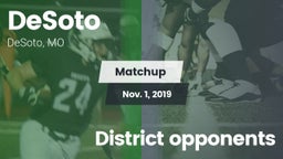 Matchup: DeSoto vs. District opponents 2019