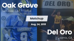 Matchup: Oak Grove vs. Del Oro  2018