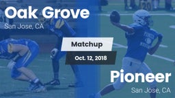 Matchup: Oak Grove vs. Pioneer  2018