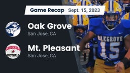 Recap: Oak Grove  vs. Mt. Pleasant  2023