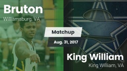 Matchup: Bruton vs. King William  2017