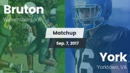 Matchup: Bruton vs. York  2017