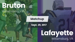 Matchup: Bruton vs. Lafayette  2017