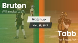 Matchup: Bruton vs. Tabb  2017