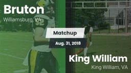 Matchup: Bruton vs. King William  2018