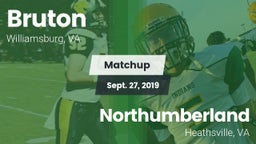 Matchup: Bruton vs. Northumberland  2019